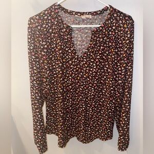 Floral Print Women's Top